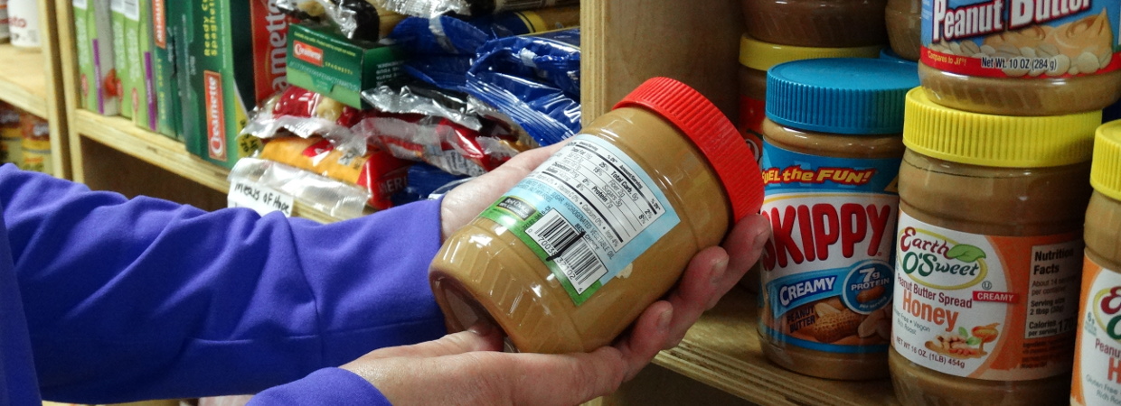 Inside of Food Pantry